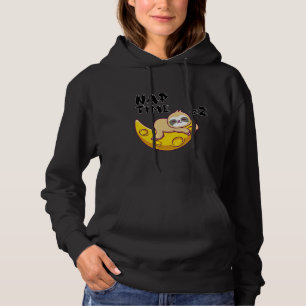Nap Time Sloth Cute Animal Art Design Hoodie
