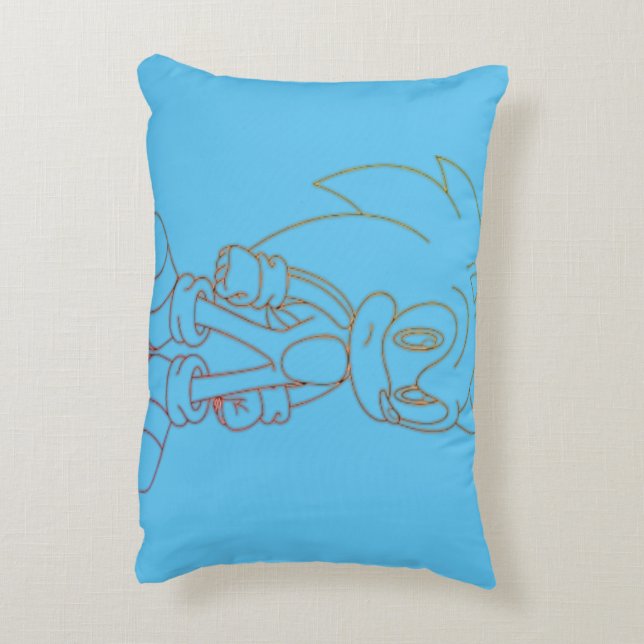 Nap With Sonic: Sonic the Hedgehog Pillow (Back(Vertical))