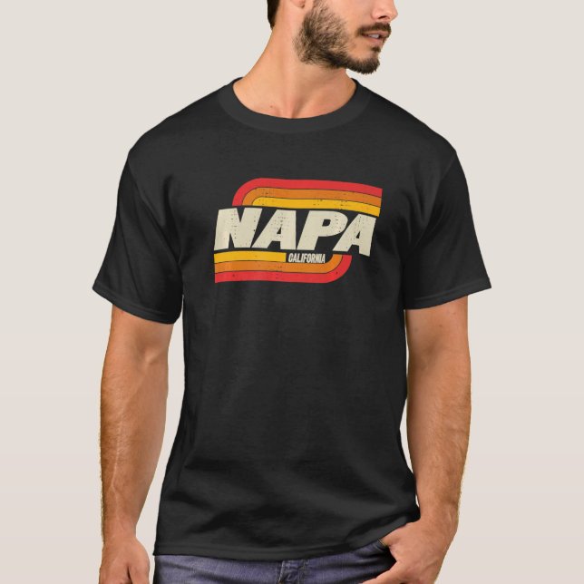Napa California Ca City Vintage T-Shirt (Front)