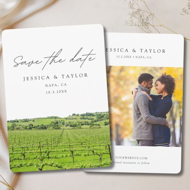 Napa Save the Date WInery Wedding Invitation (Napa Save the Date WInery Wedding Invitation
)