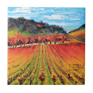 Napa Valley by Lisa Elley Ceramic Tile