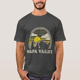 Napa Valley California CA Vintage Hiking T-Shirt