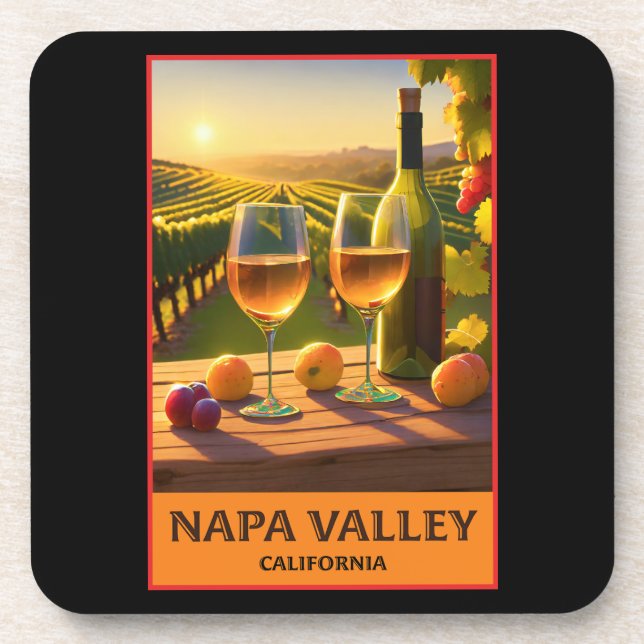Napa Valley California Coaster (Front)