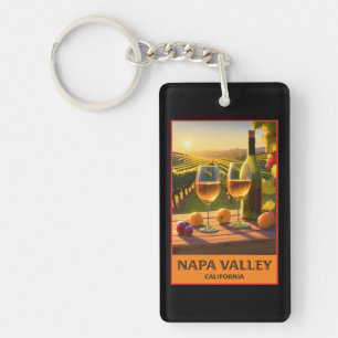 Napa Valley California Key Ring