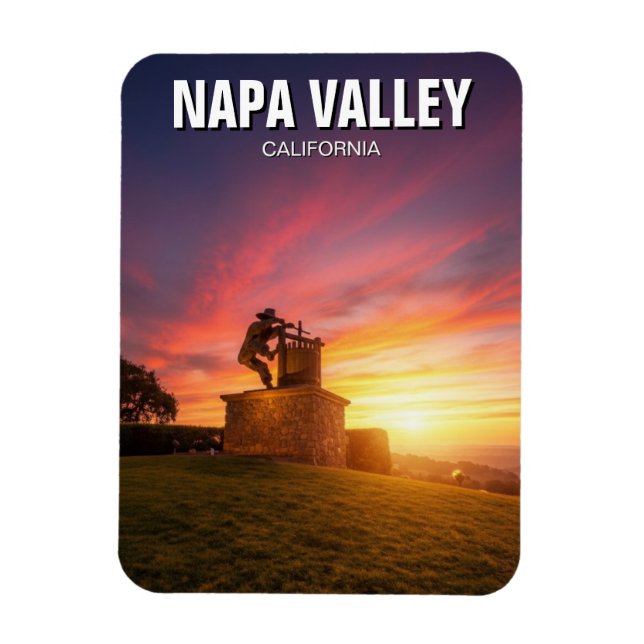 Napa Valley California Magnet (Vertical)