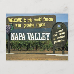 Napa Valley, California, USA Postcard