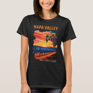 Napa Valley California Vineyard Travel T-Shirt