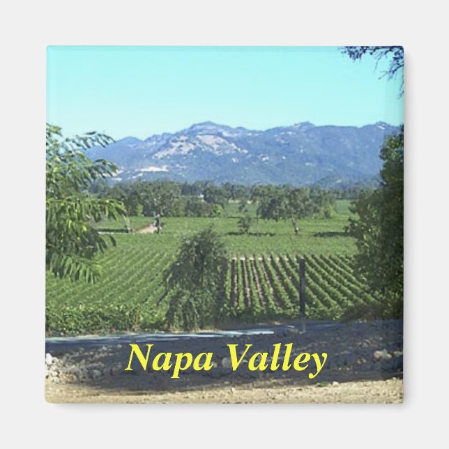Napa Valley kitchen magnet (Front)