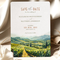 Napa Valley Vineyard Elegance Save-the-Date