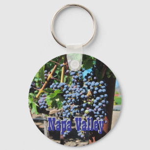 Napa Valley Vineyard Key Ring