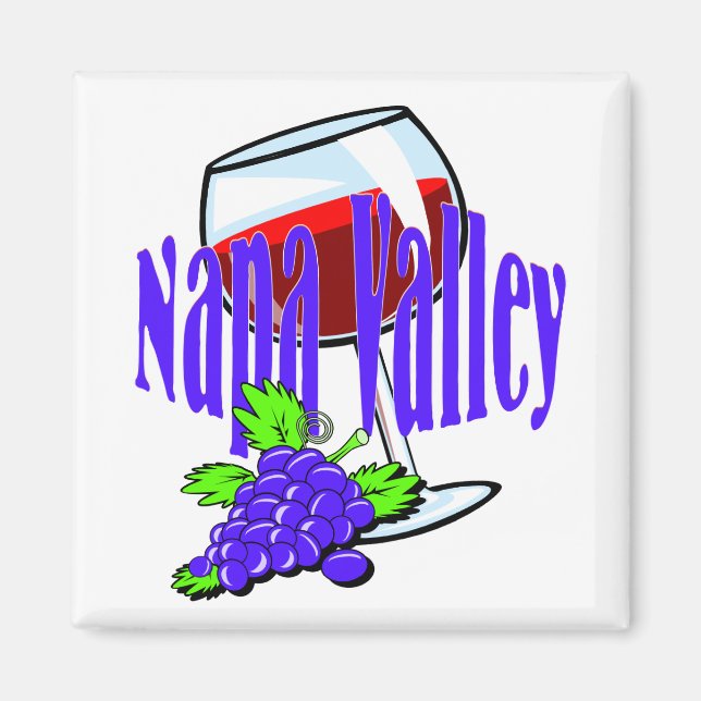 Napa Valley Wine Magnet (Front)