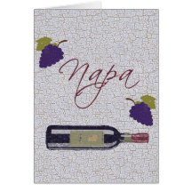 Napa Vintage Wine Bottle