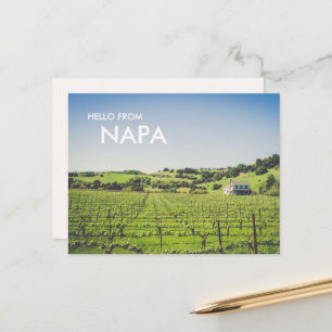 Napa Winery Photo Postcard