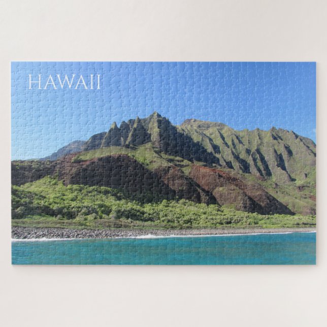 Napali Coast Kauai Hawaii Jigsaw Puzzle (Horizontal)