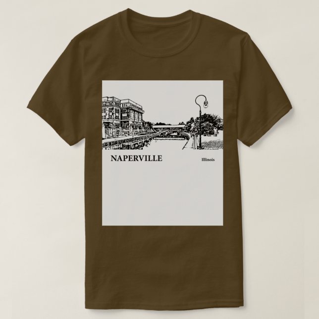 Naperville Illinois TShirt 1 (Design Front)