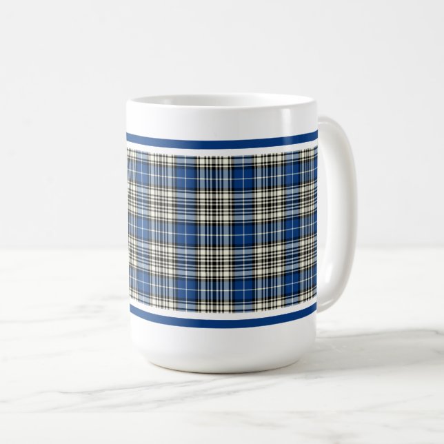 Napier Clan Tartan Coffee Mug (Front Right)
