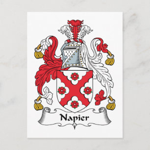 Napier Family Crest Postcard