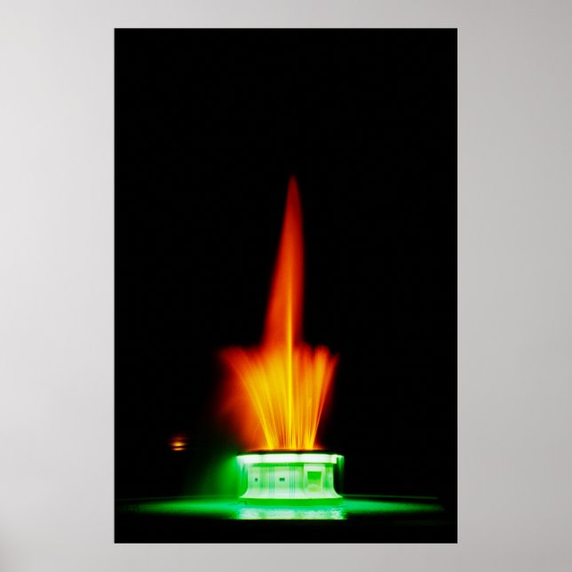 Napier NZ fountain Poster (Front)