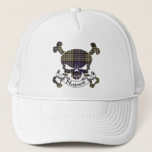 Napier Tartan Skull Trucker Hat