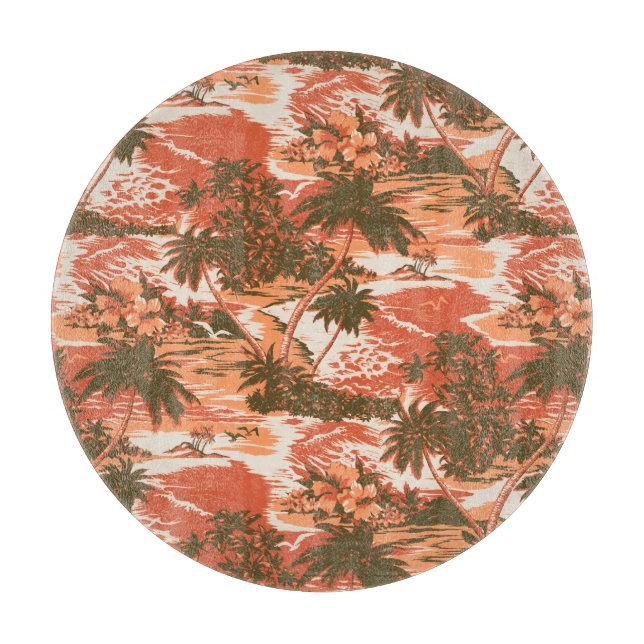 Napili Bay Hawaiian Glass Cutting Board (Front)