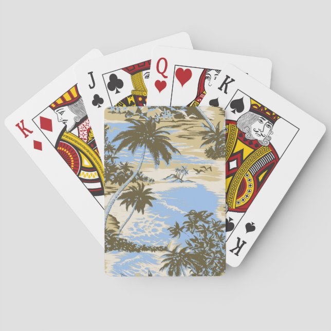 Napili Bay Hawaiian Island Playing Cards (Back)