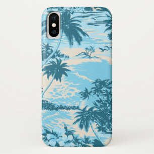 Napili Bay Hawaiian Island Scenic Aqua iPhone X Case