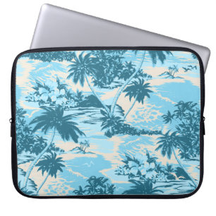 Napili Bay Hawaiian Neoprene Wetsuit Laptop Sleeve
