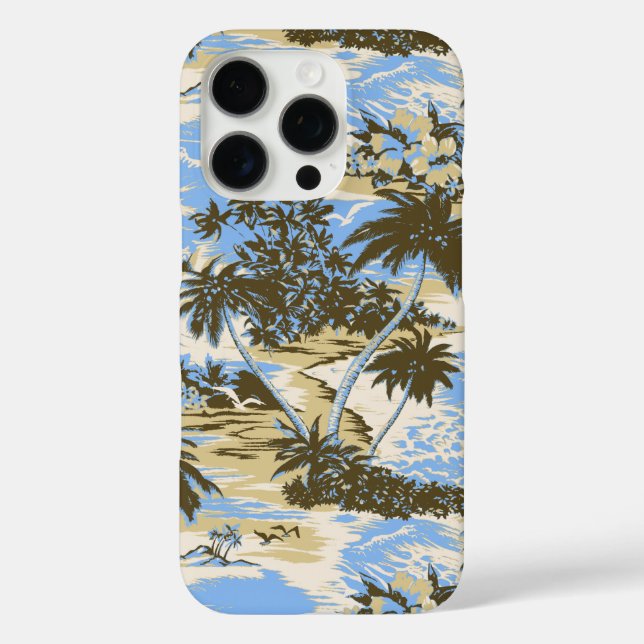 Napili Bay Hawaiian Tropical Sky Blue Case-Mate iPhone Case (Back)