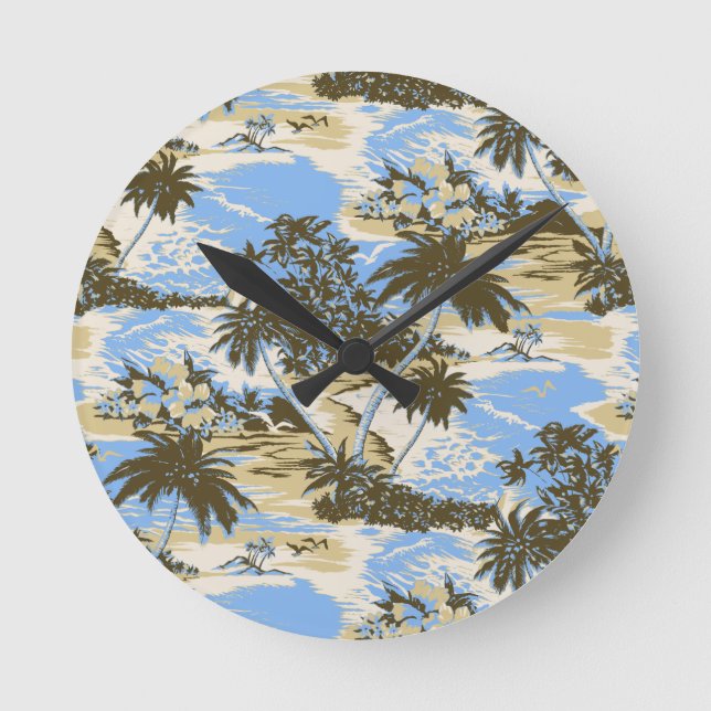 Napili Bay Hawaiian Wall Clocks (Front)
