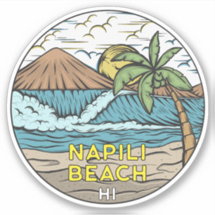 Napili Beach Hawaii Vintage
