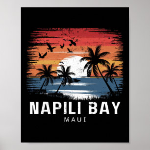 Napili Y Maui Surfing Surfer _1 Poster