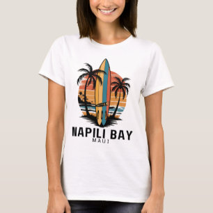 Napili Y Maui Surfing Surfer T-Shirt