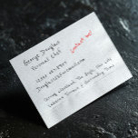 Napkin Background  Flyer<br><div class="desc">This unique flyer is perfect for your personal information. Just simply change the texts to put your business name, contacts, address... etc. You will also be able to play around, move things and change some things such as colours, sizes, deleting, adding texts, images, logo... Whatever you need! Have fun and...</div>