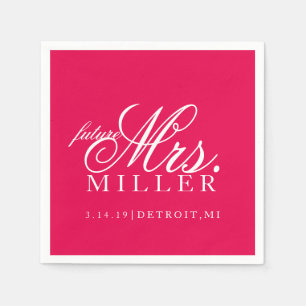 Napkin - future Mrs.