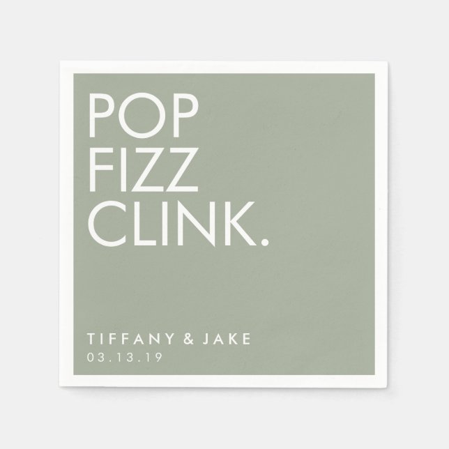 Napkin - Pop Fizz Clink (Front)
