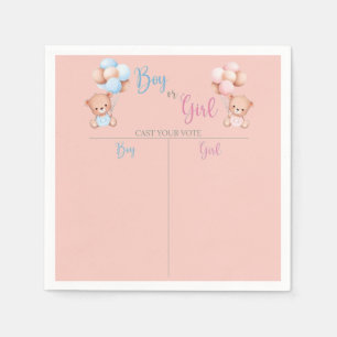 napkins baby girl or baby boy game