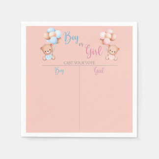 napkins baby girl or baby boy game