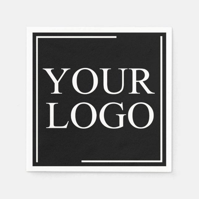 Napkins Custom Cocktail Personalised ADD LOGO (Front)