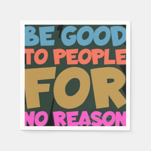 Napkins that pop! Design your own  (Front)