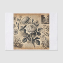 napkins, tissue paper, decoupage