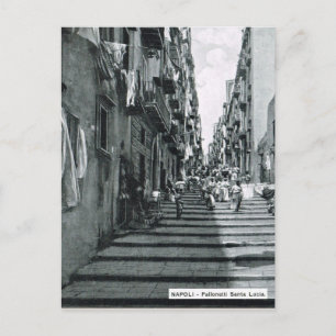Naples, 1908, Palonetti S. Lucia Postcard