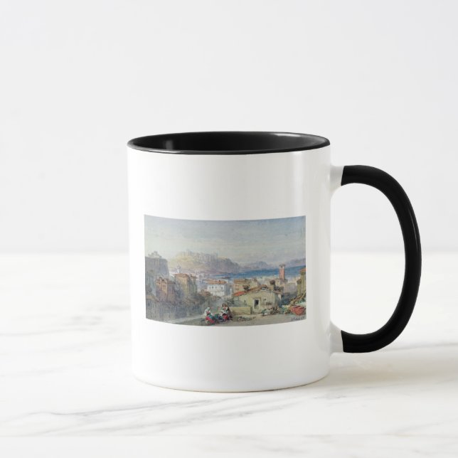 Naples, 19th century; watercolour; mug (Right)