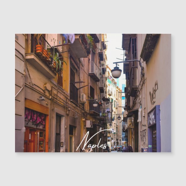 Naples Alley (Naples) Magnetic Card (Front)