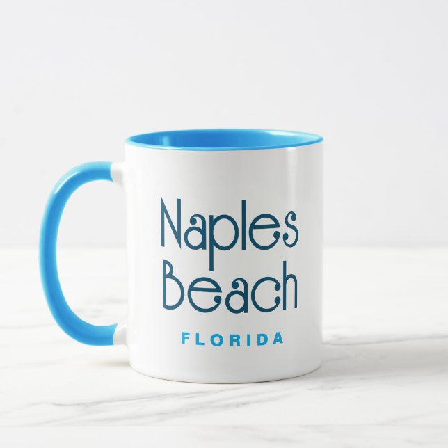  Naples Beach Florida Coffee Mug (Left)