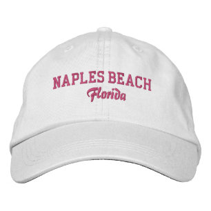 Naples Beach Florida Embroidered Baseball Hat