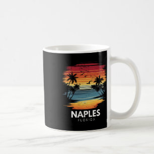 Naples Beach Florida Surfboard Surfing Vintage  Coffee Mug