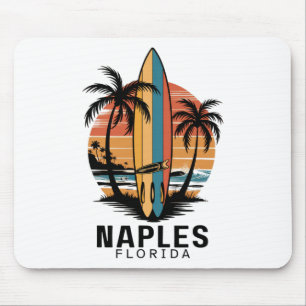Naples Beach Florida Surfing Surfer _1  Mouse Pad