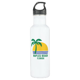 Naples Beach Florida Water Bottle
