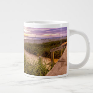 Naples Beach Shore and Calm Ocean   Florida Large Coffee Mug