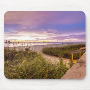 Naples Beach Shore and Calm Ocean Florida Mouse Pad